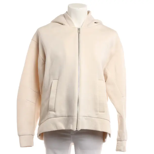 Felpa con cerniera, in Beige, Viscosa, Iheart