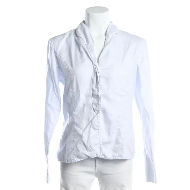Blouse, in Blue, Cotton, Van Laack