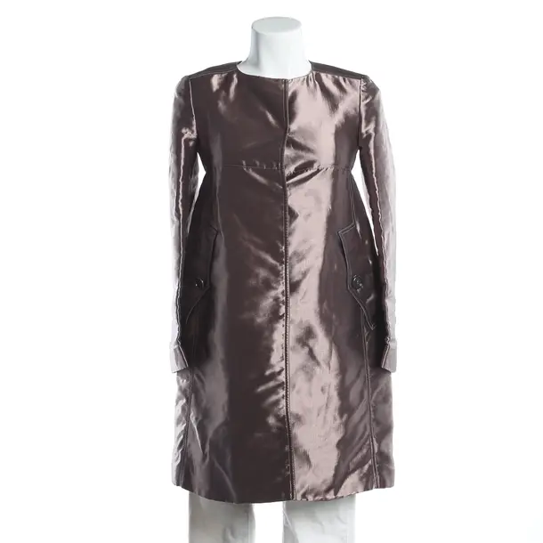 Mid-Season Coat, in Purple, Polyester, Burberry London