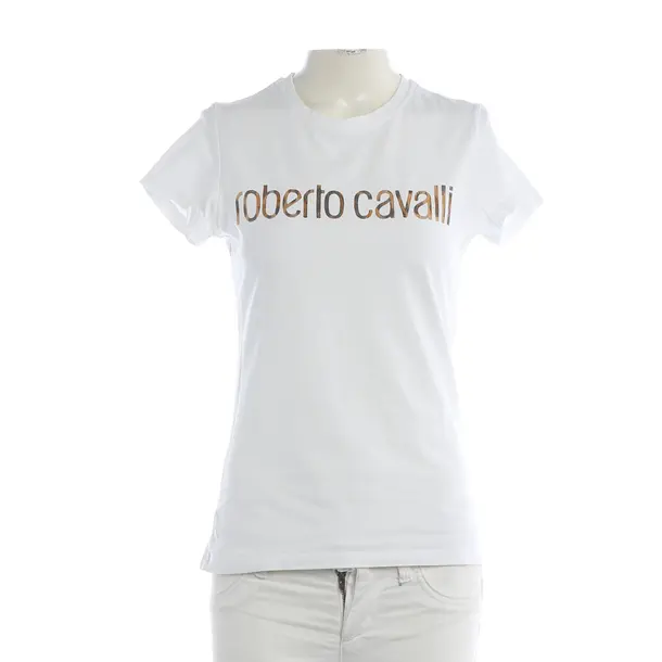 Shirt, in Weiß, Baumwolle, Roberto Cavalli