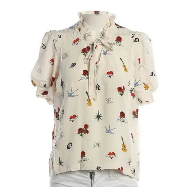 Shirt, in Mehrfarbig, Seide, Sandro