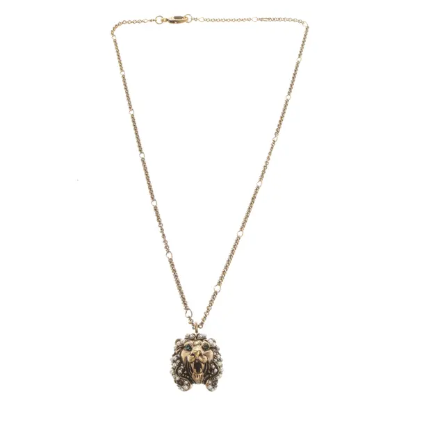 Halskette, in Gold, Metall (metallisch, metallisiert), Gucci