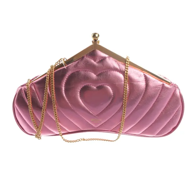 Pochette, in Rosa chiaro, Pelle, Gelso