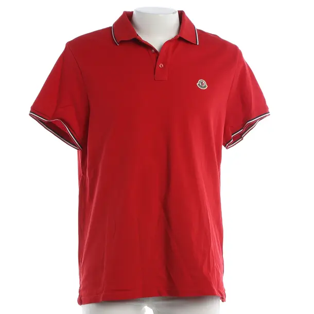 Polo, in Rosso, Cotone, Moncler