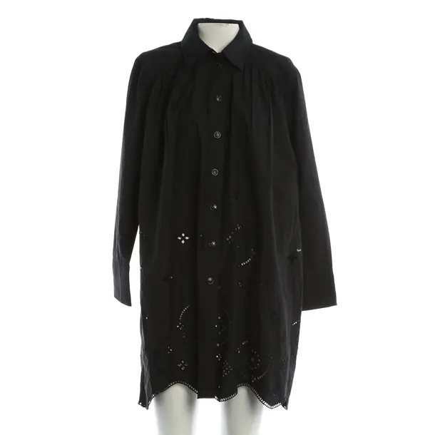 Kleid, in Schwarz, Baumwolle, Ganni