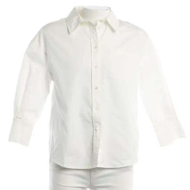 Blouse, in White, Cotton, Anine Bing