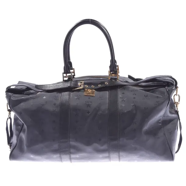 Borsa da viaggio, in Nero, Poliammide, MCM