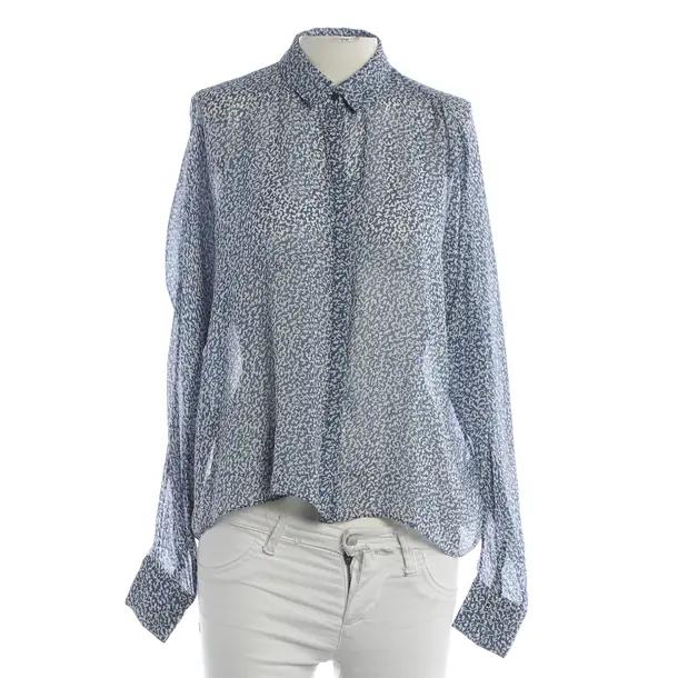 Blouse, in Blue, Silk, Dorothee Schumacher