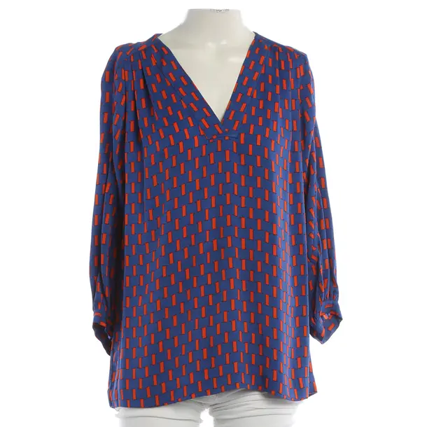 Bluse, in Blau, Seide, Diane von Furstenberg