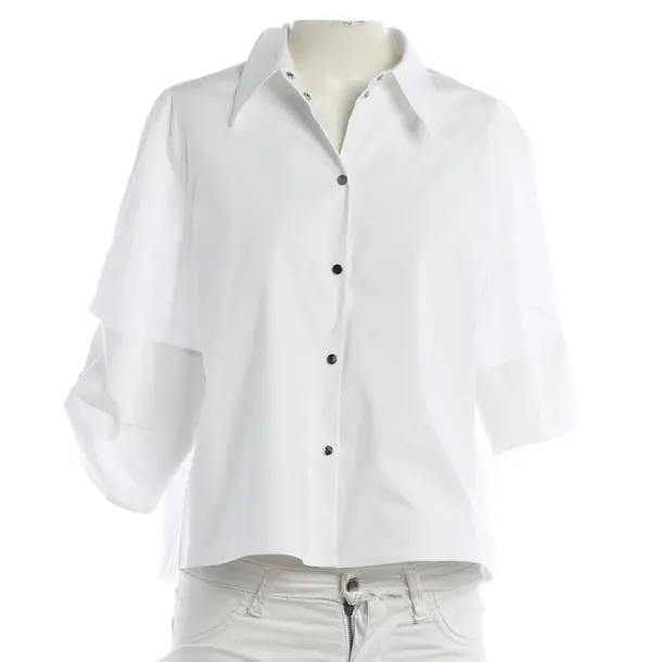 Blouse, in White, Cotton, Dorothee Schumacher