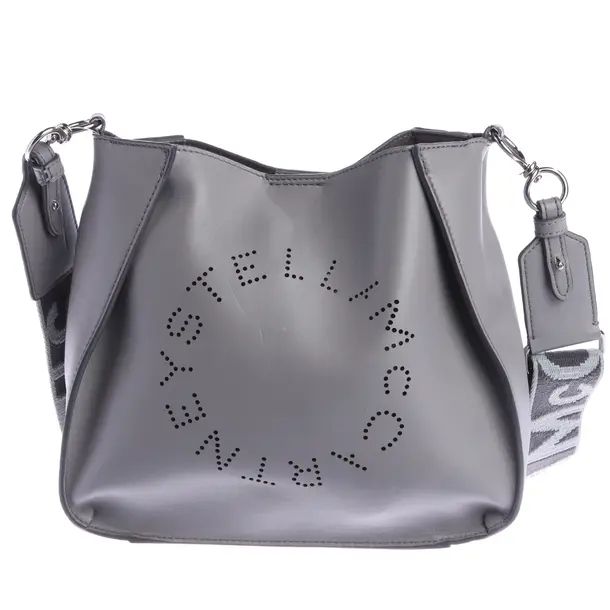 Schultertasche, in Grau, Polyamid, Stella McCartney