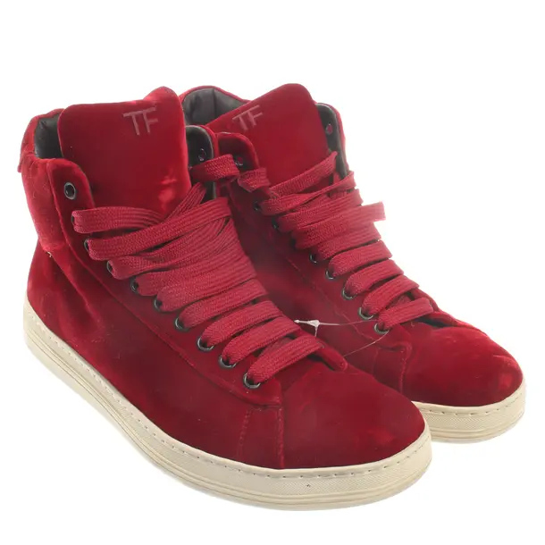 High-Top Sneakers, in Red, Tom Ford