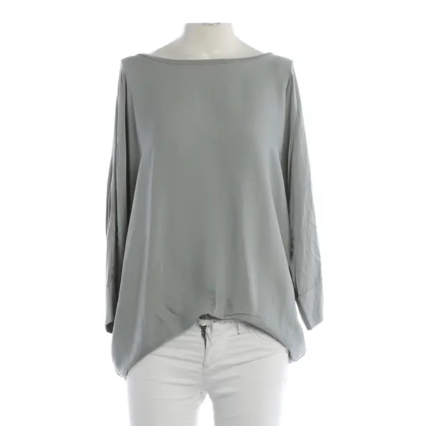 Blouse, in Light Gray, Silk, Repeat