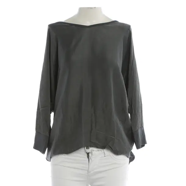 Bluse, in Grau, Seide, Repeat