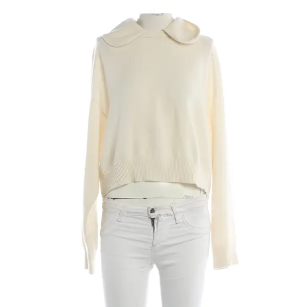 Cashmere Jumper, in Cream, Cashmere, Loulou Studio