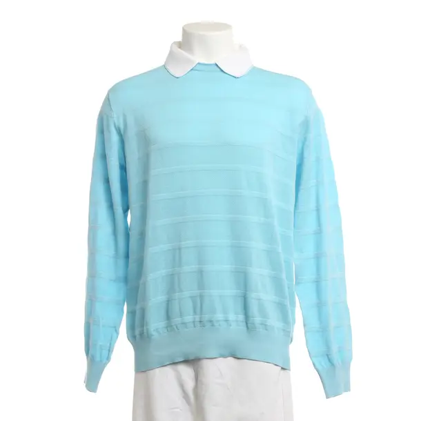 Jumper, in Light Blue, Cotton, Zegna