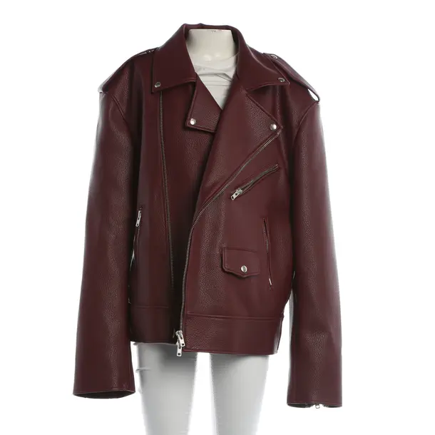 Übergangsjacke, in Bordeaux, Polyurethan, Frankie Shop