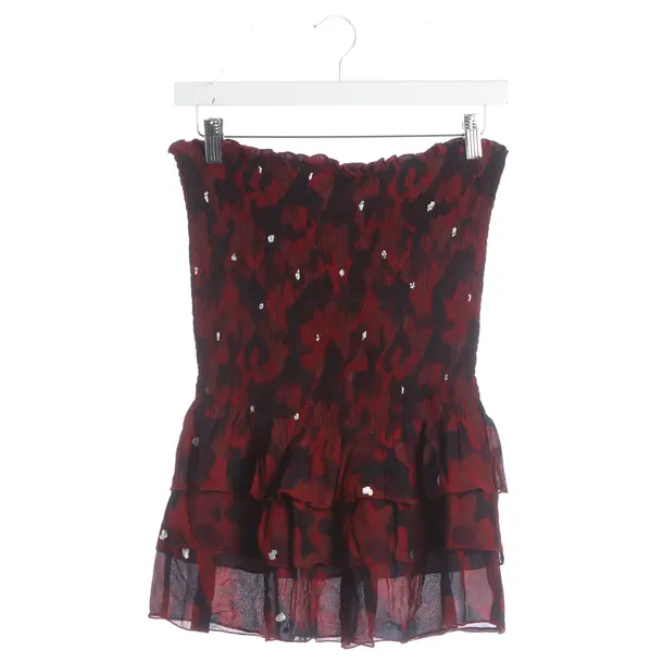 Top, in Red, Viscose, Munthe