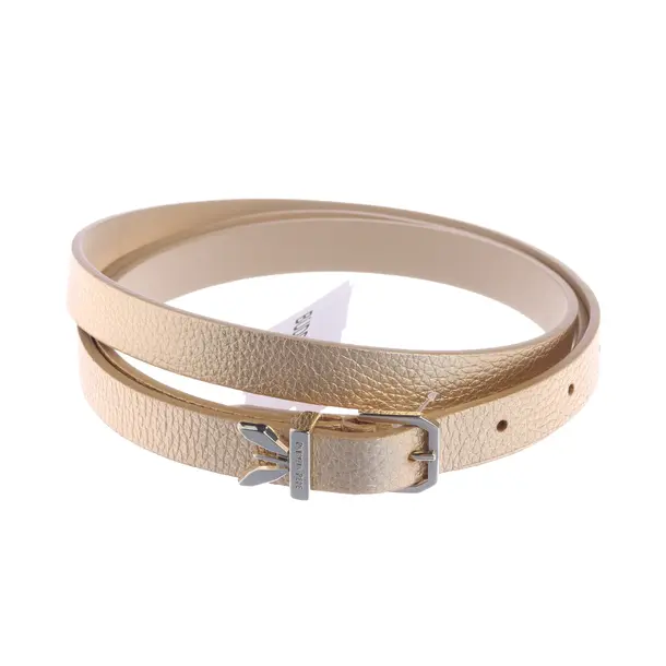 Belt, in Gold, Leather, Patrizia Pepe