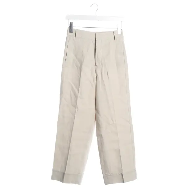 Pants, in Beige, Linen, Max Mara