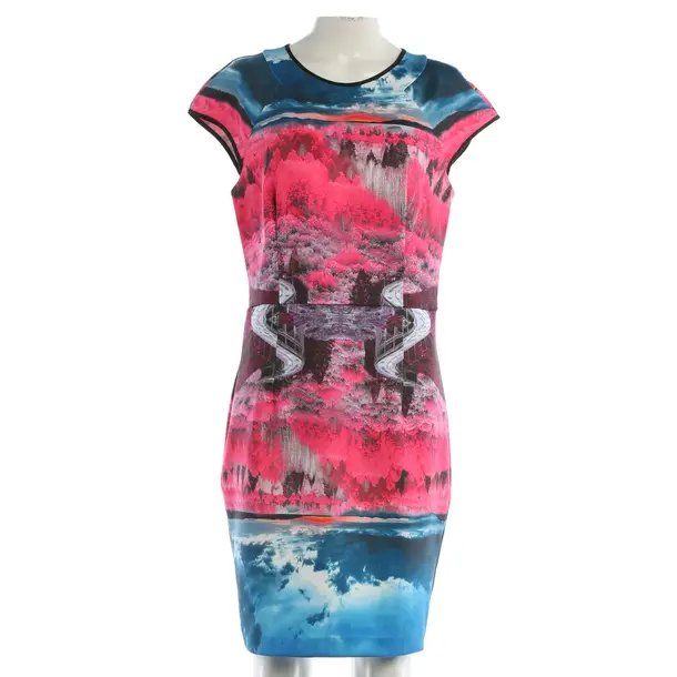 Dress, in Multicolored, Polyester, Ted Baker