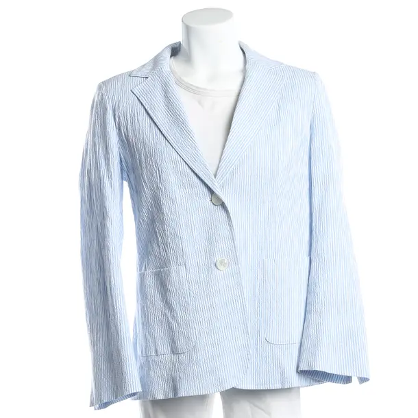 Blazer, in Hellblau, Baumwolle, Max Mara