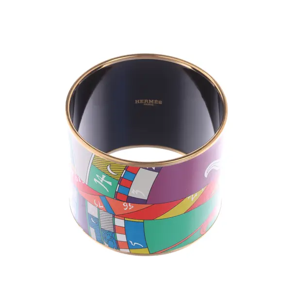 Armreif, in Mehrfarbig, Metall (metallisch, metallisiert), Hermès
