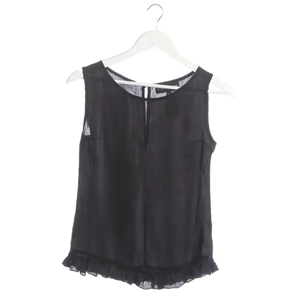 Top, in Schwarz, Seide, Kinga Mathe