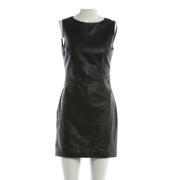 Kleid, in Schwarz, Leder, Hugo Boss Red Label