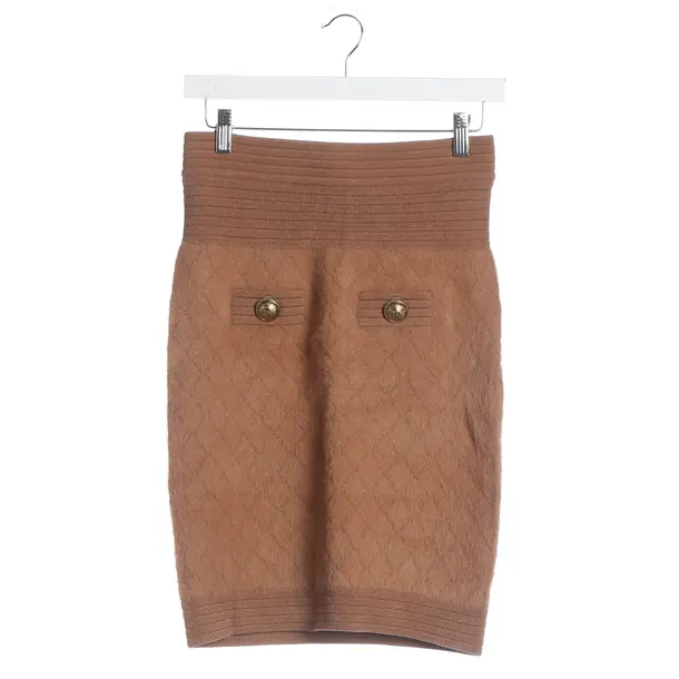 Skirt, in Light Brown, Viscose, Balmain