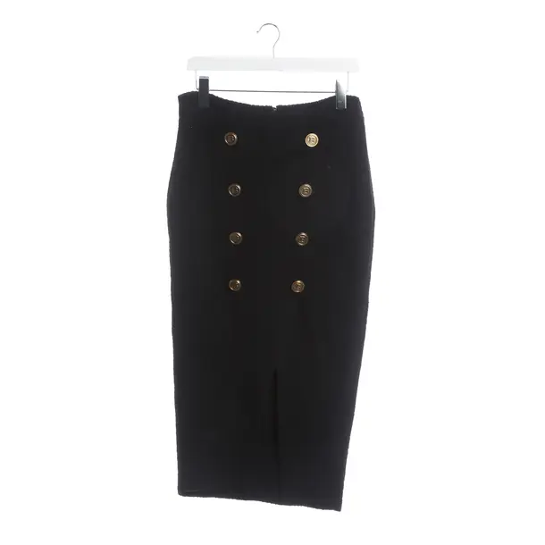 Gonna, in Nero, Lana, Balmain