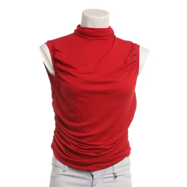 Top, in Rot, Viskose, Magda Butrym