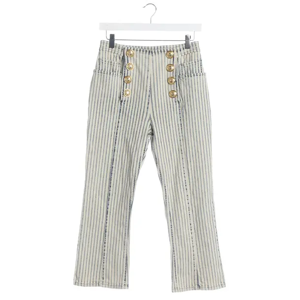 Pants, in Beige, Cotton, Balmain