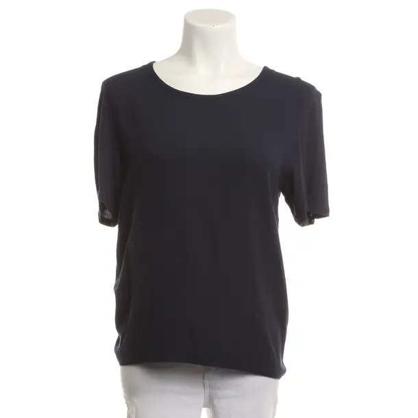 Shirt, in Navy, Viscose, American Vintage