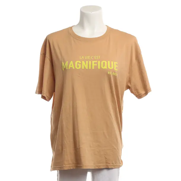 Shirt, in Light Brown, Cotton, Mos Mosh