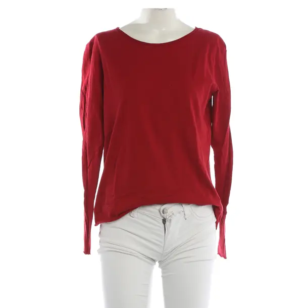Long Sleeve Shirt, in Red, Cotton, American Vintage