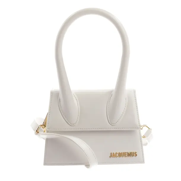 Handtasche, in Weiß, Leder, Jacquemus