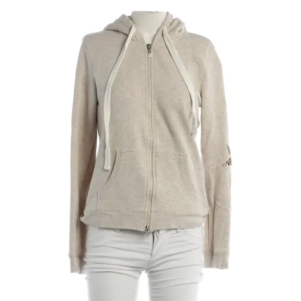 Zip-up Hoodie, in Beige, Cotton, Grace
