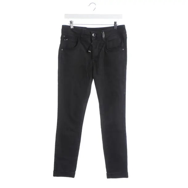 Jeans skinny, in Nero, Cotone, Uso elevato