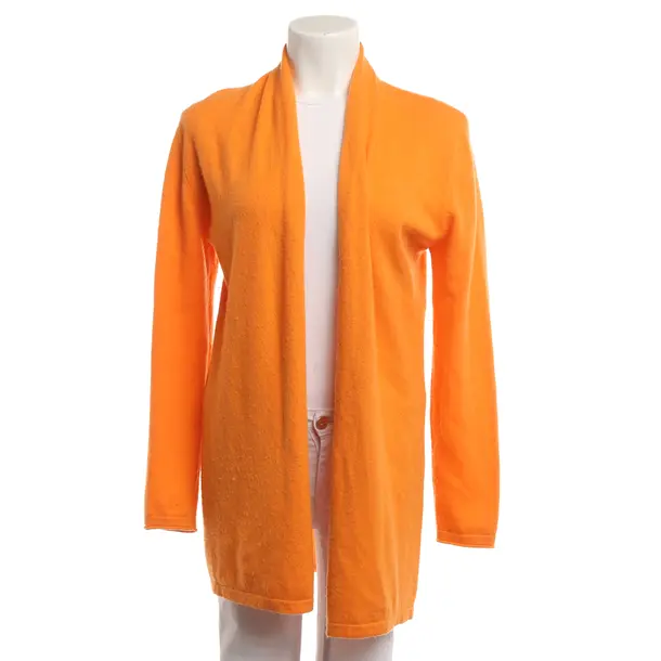 Strickjacke, in Orange, Kaschmir, Herzensangelegenheit