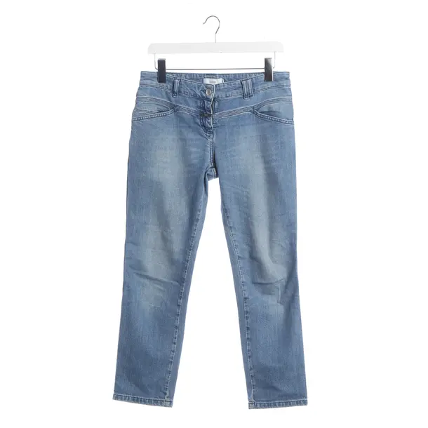 Jeans skinny, in Blu, Cotone, Chiuso