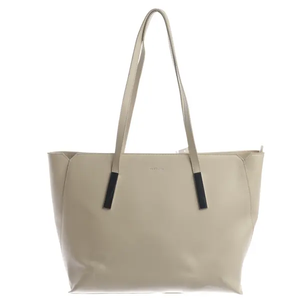 Schultertasche, in Beige, Leder, Maison Hēroïne