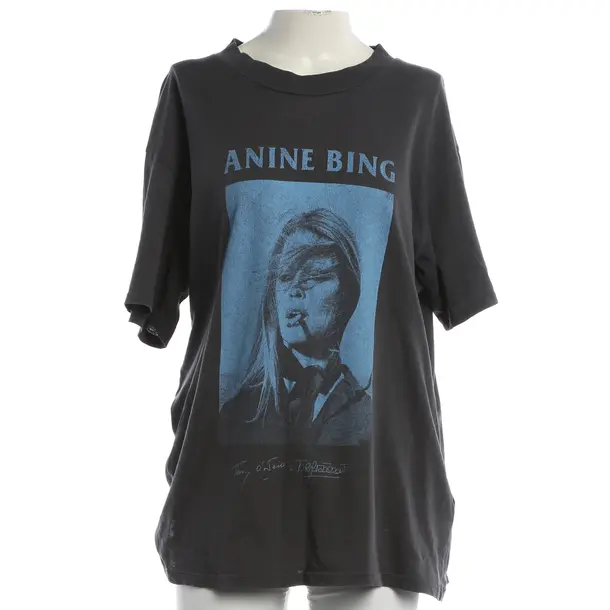 Shirt, in Dark Gray, Cotton, Anine Bing