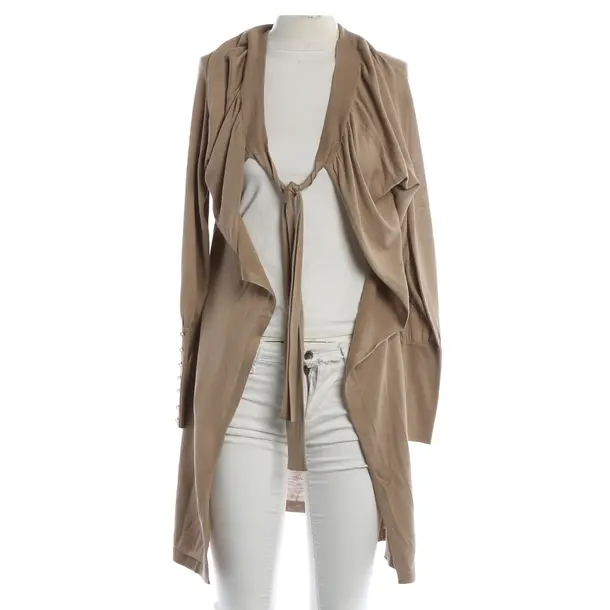 Cardigan, in Marrone chiaro, Seta, Steffen Schraut