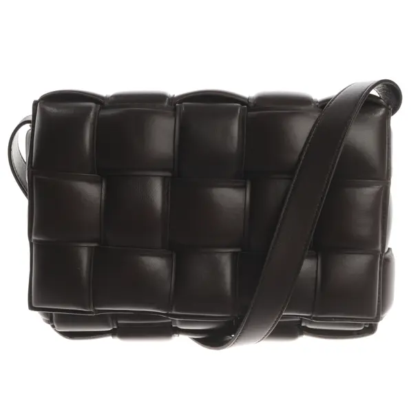 Borsa a cinture a tracolla, in Marrone scuro, Pelle, Bottega Veneta