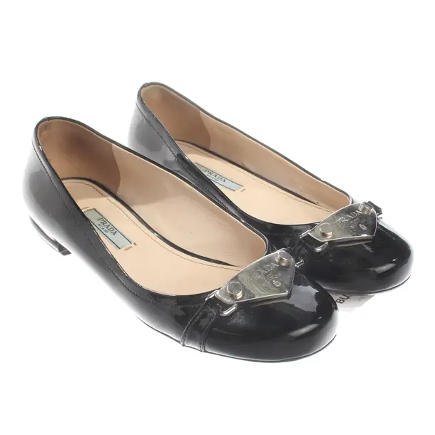 Ballerine, in Nero, Prada