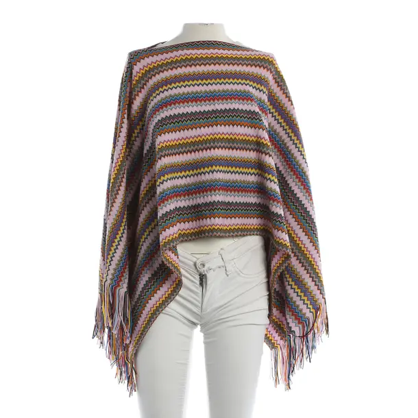 Poncho, in Multicolored, Wool, Missoni