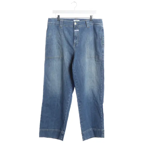 Straight Fit Jeans, in Blue, Cotton, Closed