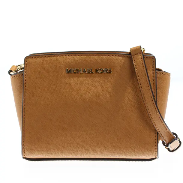 Umhängetasche, in Hellbraun, Leder, Michael Kors