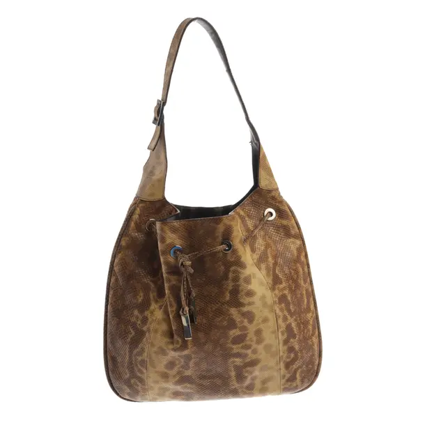 Borsa a secchiello, in Marrone chiaro, Pelle, Gucci